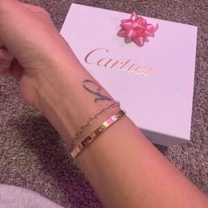 Cartier Gold and Silver Bracelet Duo